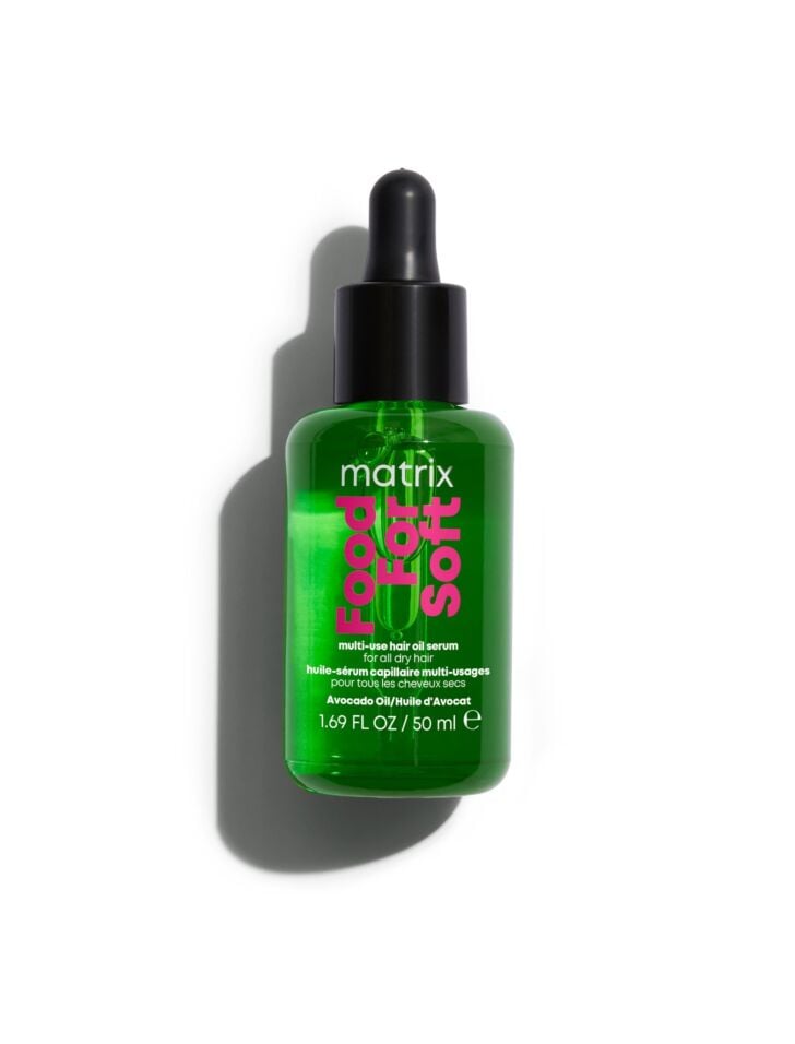 Многофункциональное масло-сыворотка Food For Soft для сухих волос с маслом авокадо, 50 мл