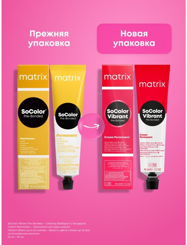 Краситель SoColor Pre-Bonded Коллекция ярких насыщенных оттенков, 5RR+
