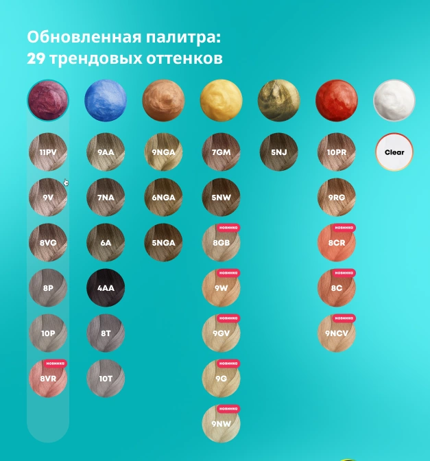 карта прядей Tonal Control